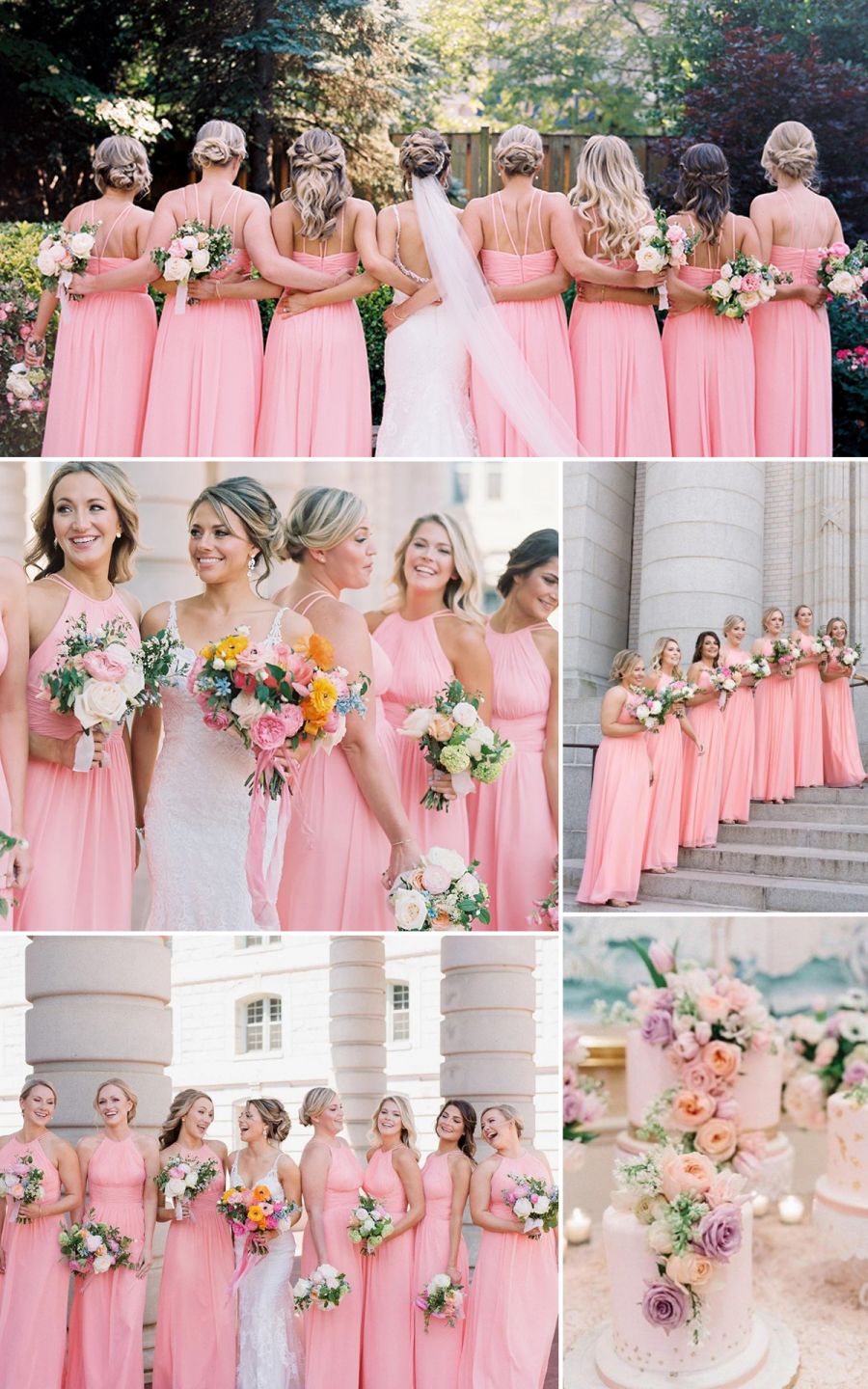 pink bridesmaid dresses pink bridesmaid dresses