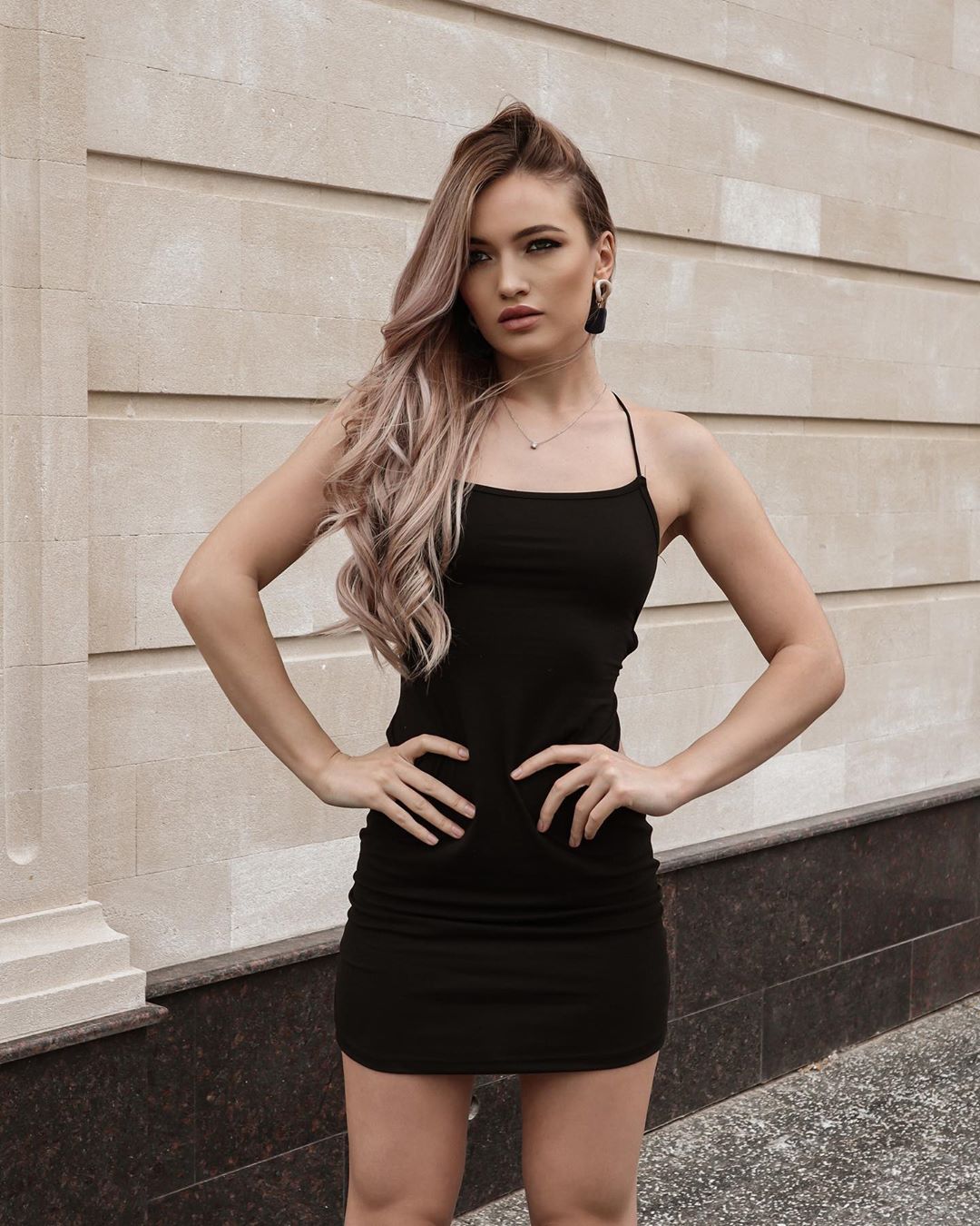 simple short little black prom dress