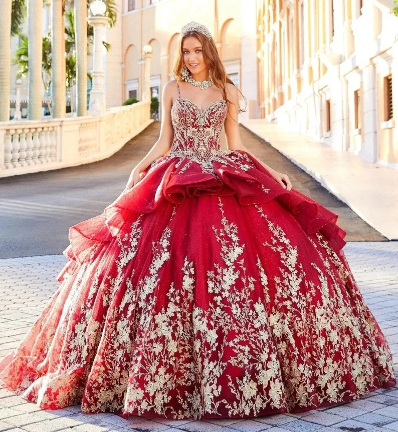 elegant red princess ball gown elegant red princess ball gown