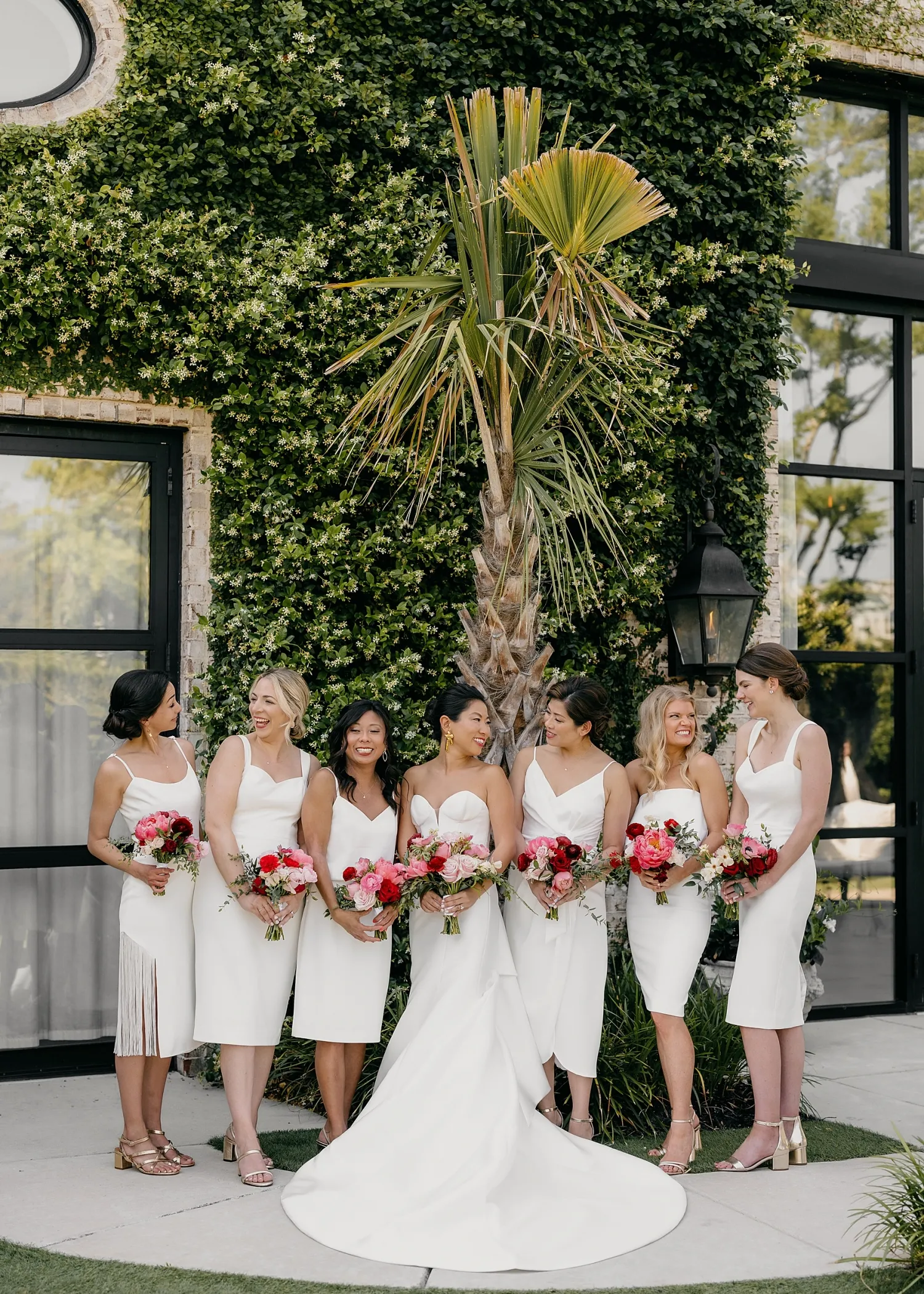 short bridesmaid dress