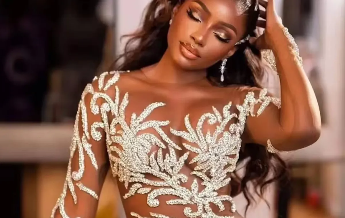 African American prom dress