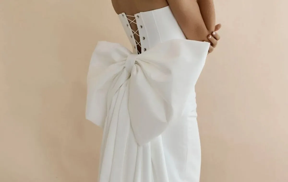 Bow Formal Dresses, Bridal Wedding Gowns with Bowknot - Promfy Bow Formal Dresses, Bridal Wedding Gowns with Bowknot - Promfy
