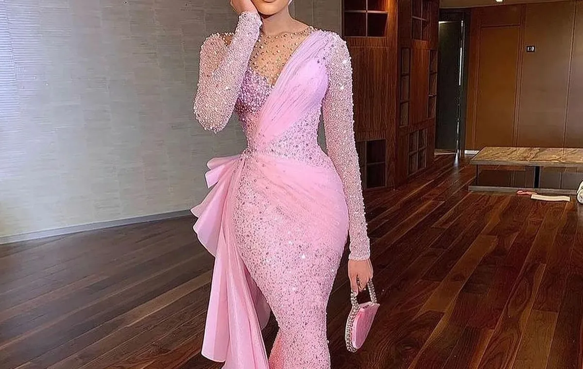 pink mermaid dresses