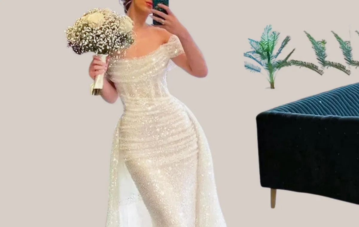 white mermaid dresses