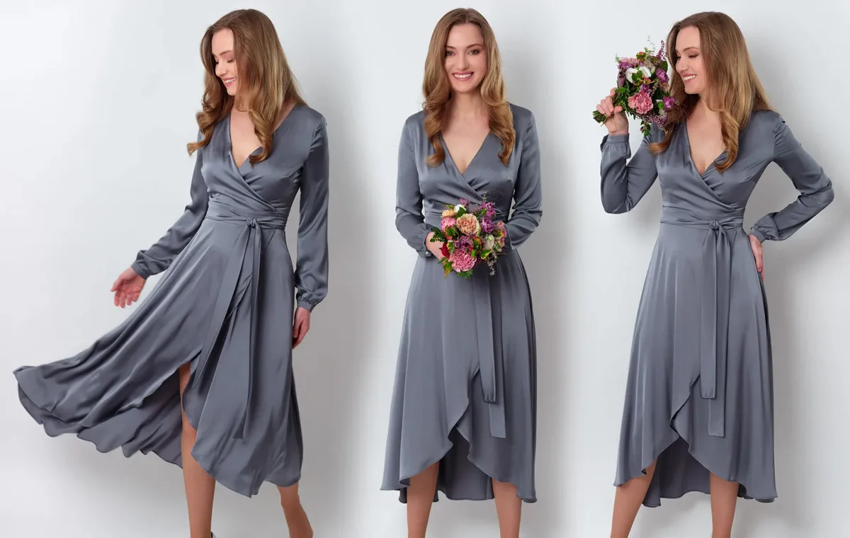 Charcoal Special Occasion Dresses Dark Gray Formal Gowns - Promfy