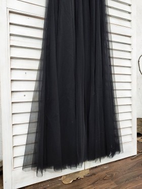 black tulle black tulle