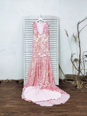 scaled pink sequin prom dress scaled pink sequin prom dress