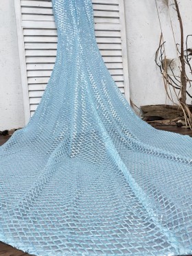sky blue rhombus pattern sequins sky blue rhombus pattern sequins