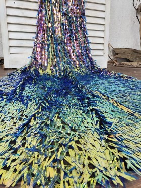 sparkly rainbow sequins