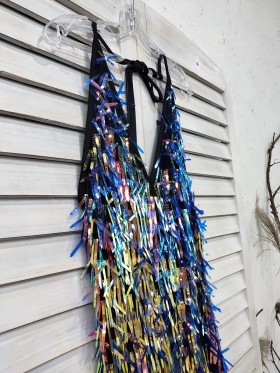 sparkly shiny rainbow sequin dress sparkly shiny rainbow sequin dress