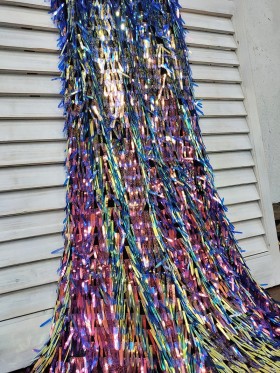 sparkly shiny rainbow sequin