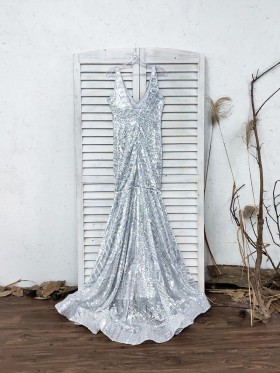 striped silver sequin prom dress striped silver sequin prom dress