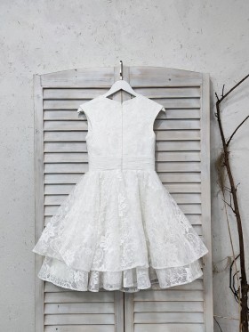 tiered white lace short cocktail dress tiered white lace short cocktail dress