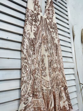 patterned sequin fabric