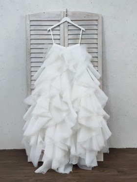 cascading ruffled organza ballgown skirt cascading ruffled organza ballgown skirt