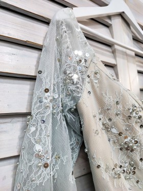 beaded dress