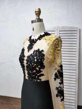 beaded gold and black lace dress beaded gold and black lace dress