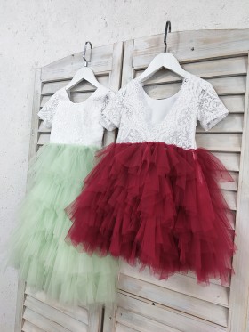 white and mint or burgundy flower girl dresses white and mint or burgundy flower girl dresses