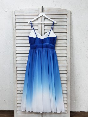 blue to white ombre bridesmaid dress blue to white ombre bridesmaid dress