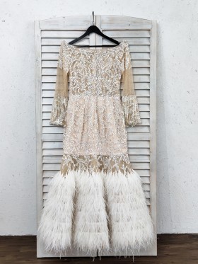 sparkly glitter beadings tassels and feathers prom dress sparkly glitter beadings tassels and feathers prom dress