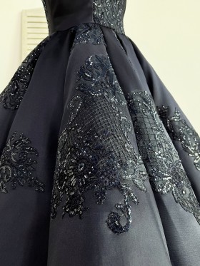 glitter lace appliqued dress glitter lace appliqued dress