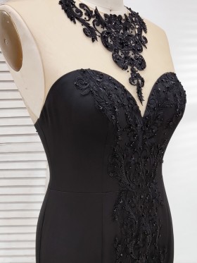 glitter lace illusion sweetheart neckline glitter lace illusion sweetheart neckline