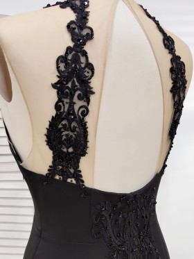 glitter lace open back