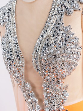 dazzling beading bodice