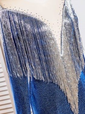 beading tassels prom dress beading tassels prom dress