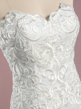 strapless ivory lace wedding dress strapless ivory lace wedding dress