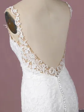 lace low back bridal dress lace low back bridal dress