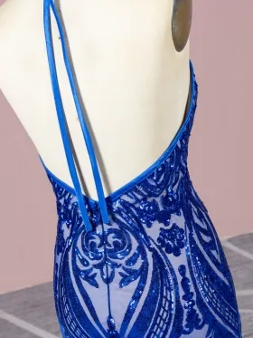 geometric pattern royal blue sequin dress geometric pattern royal blue sequin dress