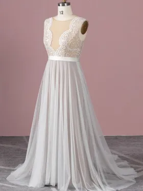 sheer tulle overlay nude lining wedding dress sheer tulle overlay nude lining wedding dress
