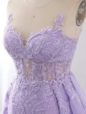 beaded illusion bodice