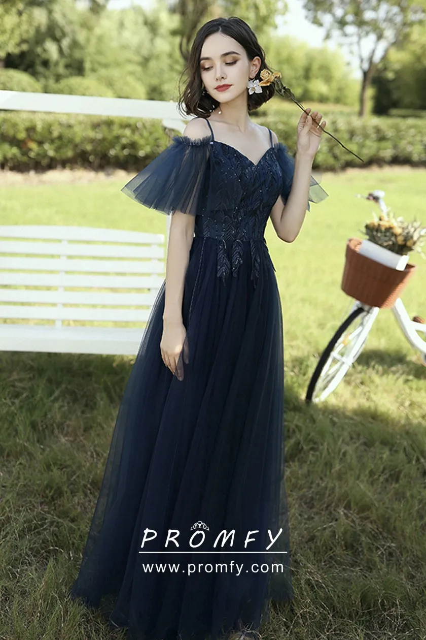Tulle Cold Shoulder Fairy Prom Dress 