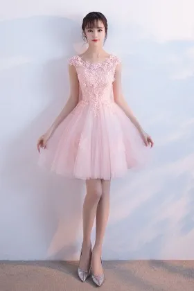 Buy Short Pink Prom Party Dresses 