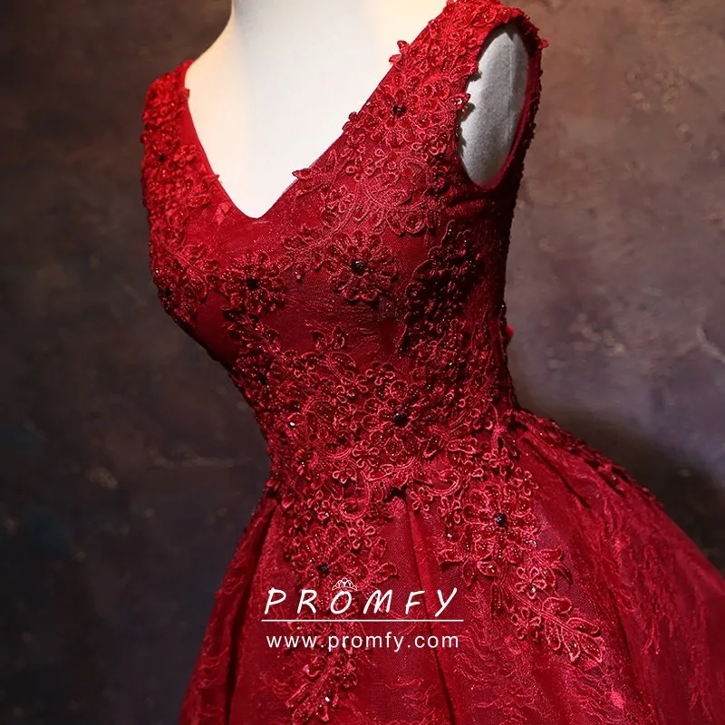 Appliques Short Prom Dress 