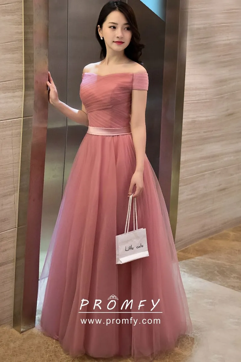 tulle pleated dress