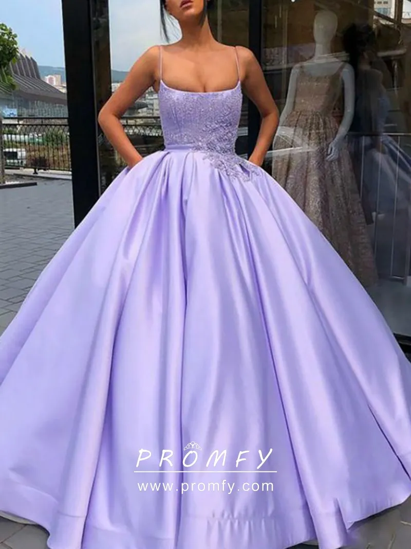 Sexy Beaded Lavender Trumpet African American Prom Dress - Lunss