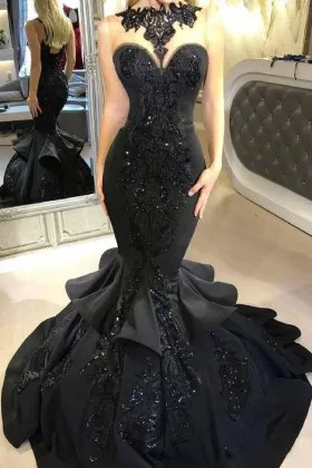 unique black gowns