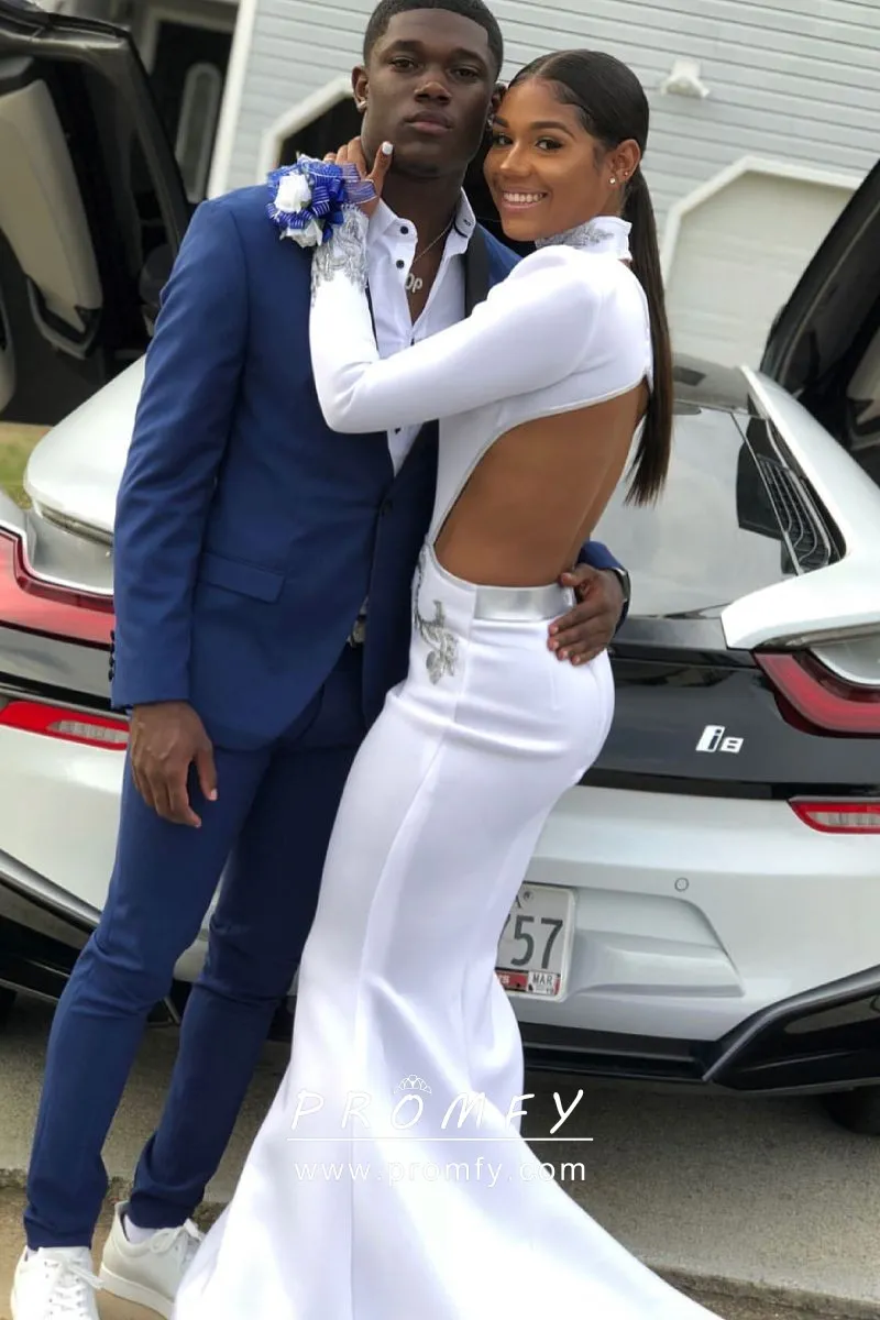Mermaid Long Prom Dress 
