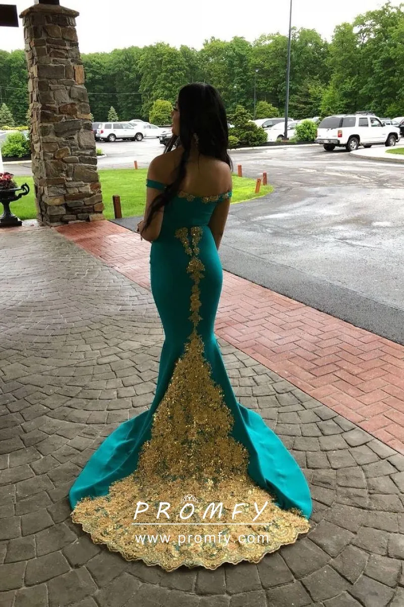 turquoise and gold wedding dresses