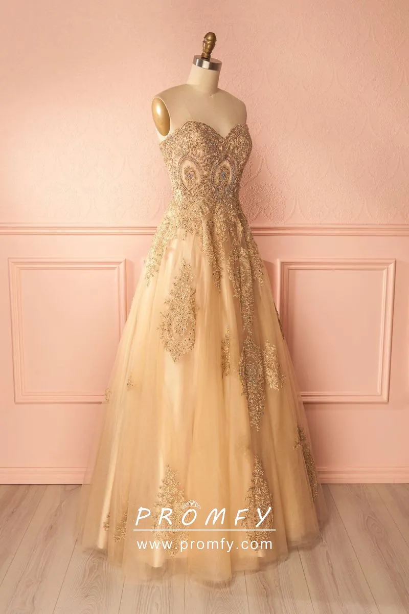 gold beaded dress