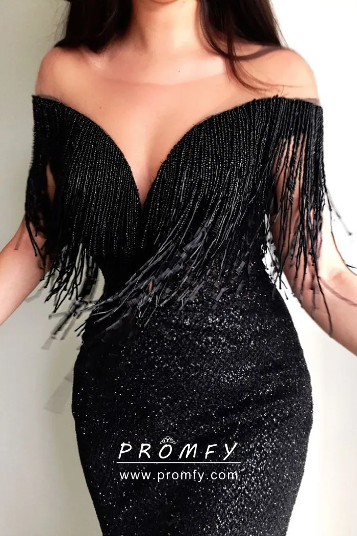 black tassels for dress