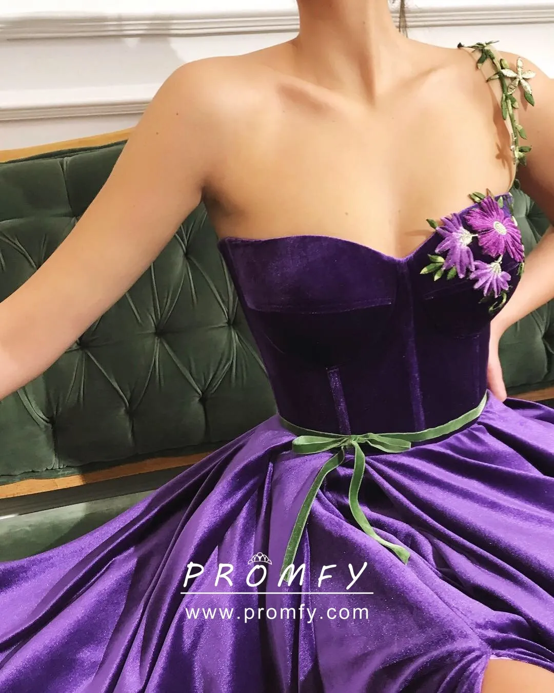 velvet lavender dress