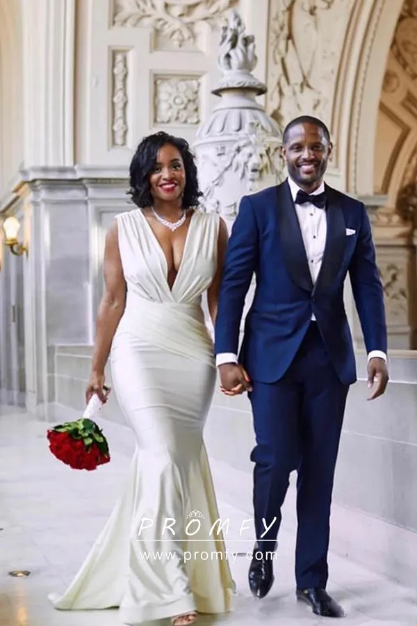 mermaid engagement dresses