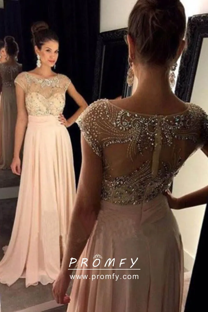 chiffon prom dress