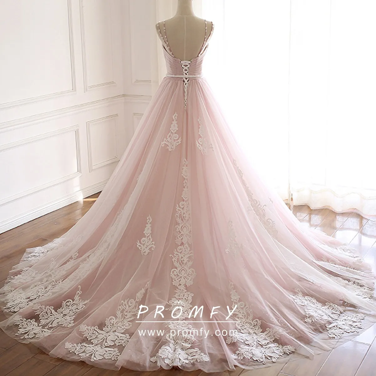 light pink lace