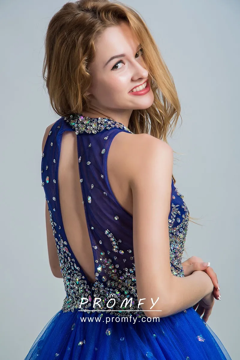 cobalt cocktail dress