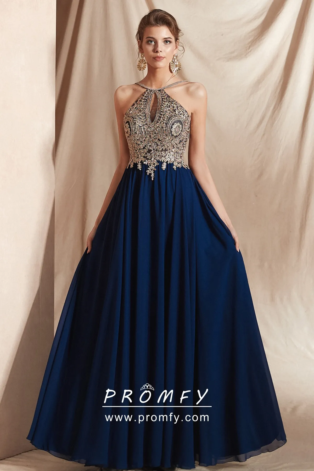 vintage halter neck dress